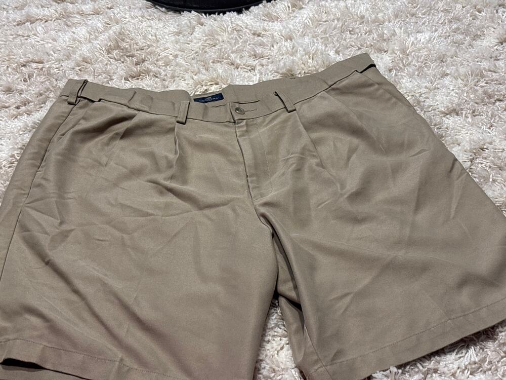 Chino Mens Dockers Pleated Relaxed Fit Polyester Size 40